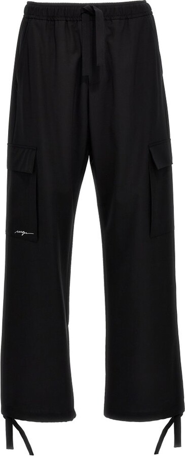 MSGM Drawstring Cargo Pants