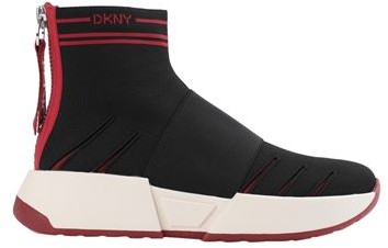 dkny black trainers womens