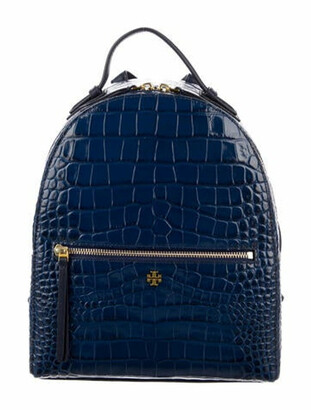 tory burch crocodile backpack