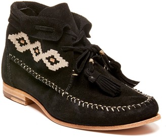 Sole Society Embroidered Moccasin Bootie