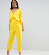 Thumbnail for your product : ASOS Tall DESIGN Tall Jumpsuit With Kimono Sleeve And Peg Leg
