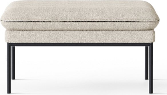 ferm LIVING Turn Pouf in White