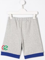Thumbnail for your product : Versace Children Logo Embroidered Track Shorts
