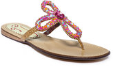 Thumbnail for your product : Poetic Licence Hot Crossed Fun Thong Sandals