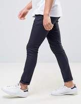 Thumbnail for your product : ASOS Design 2 Pack Super Skinny Chinos In Khaki & Navy SAVE
