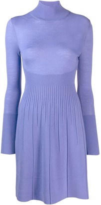 Versace Pre-Owned Turtleneck Knitted Dress
