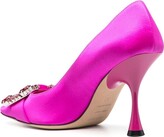 Thumbnail for your product : Sergio Rossi Twenty 90mm crystal-embellished pumps