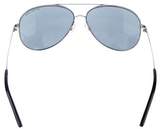 Thumbnail for your product : Michael Kors Mirror Aviator Sunglasses