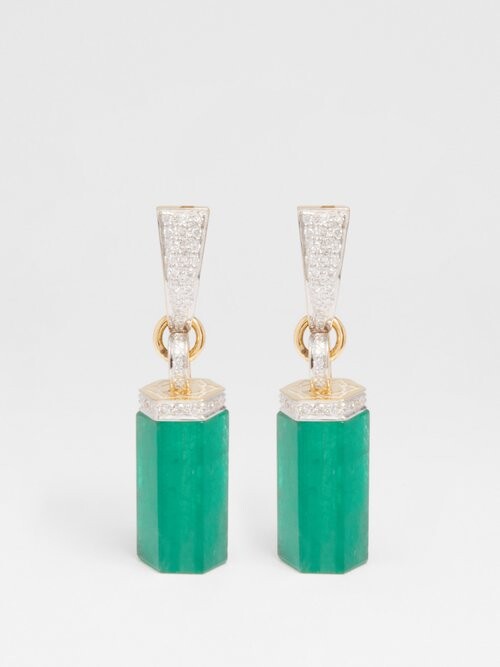 Green Jade Earrings | Shop The Largest Collection | ShopStyle