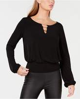 Thumbnail for your product : BCX Juniors' Embellished Banded-Hem Top