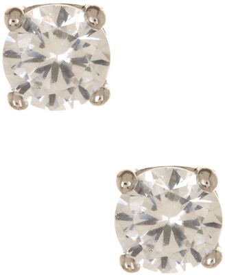 Nordstrom Rack Sterling Silver Round Cut CZ Studs - 0.50 ctw