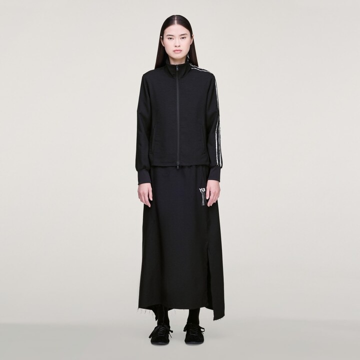 Y-3 Sport Uniform Raw Cut 3 Stripes Skirt