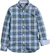 Thumbnail for your product : H&M Husky Cotton Shirt - Blue/Checked - Kids