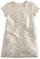 Thumbnail for your product : J.Crew Girls' silk sequin shift dress