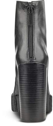 KENDALL + KYLIE Women's Cadence Leather Platform High Heel Booties