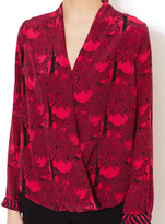 Thumbnail for your product : Tracy Reese Silk Surplice Blouse