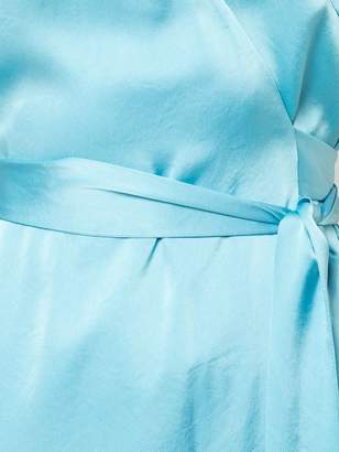 Diane von Furstenberg wrap front gown