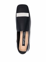 Thumbnail for your product : Sergio Rossi Sr1 Square-Toe Collapsible-Heel Loafers