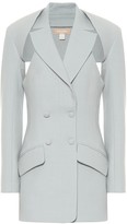 Thumbnail for your product : MATÉRIEL Wool-blend twill two-part blazer