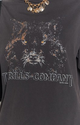 Thrills Shades of Wolf Band Fit Tee - Vintage Black