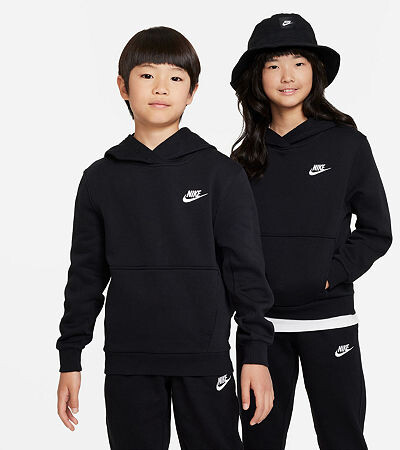 Nike Club Big Kid Unisex Long Sleeve Fleece Active Hoodie