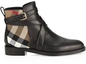 ladies burberry boots