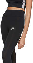 Thumbnail for your product : Nike Black Mesh Tight-Fit Leggings