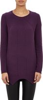 Thumbnail for your product : Barneys New York Mixed-Knit Sweater-Purple