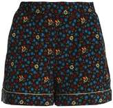 Thumbnail for your product : Maje Floral-print Crepe Shorts