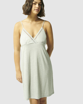 Simone Perele Women's Grey Pyjamas - Brume Long Sleeve Top - ShopStyle