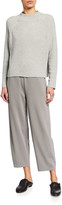 Thumbnail for your product : Eileen Fisher Stretch Ponte Lantern Ankle Pant