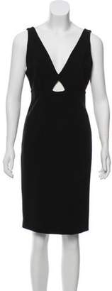 Alice + Olivia Knee-Length Bodycon Dress Black Knee-Length Bodycon Dress