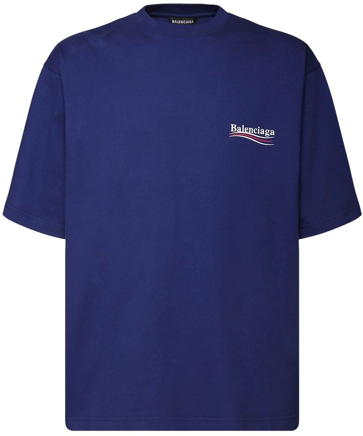 Blue Balenciaga Shirt on Sale, UP TO 68% OFF | www.aramanatural.es