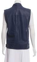 Thumbnail for your product : Helmut Lang Leather Zip-Up Vest