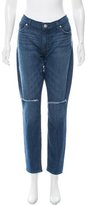 Thumbnail for your product : Hudson Distressed Straight-Leg Jeans