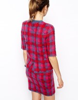 Thumbnail for your product : ASOS Co-ord Check Jumper In Brushed Mohair