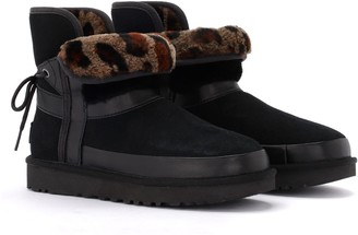ugg leopard lined boots