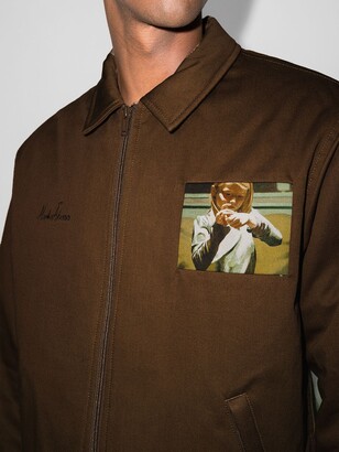 Undercover x Markus Akesson painterly-print shirt jacket