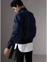 Thumbnail for your product : Burberry Zip Detail Cropped Bomber Jacket