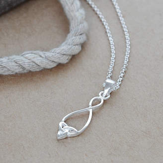 Celtic Martha Jackson Sterling Silver Sterling Silver Simple Loop Necklace