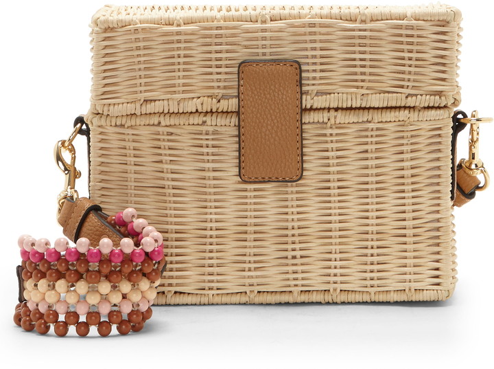 wicker crossbody bag
