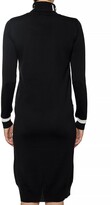 Thumbnail for your product : Iceberg Wool Dress With Turtleneck Sweater Women's Black