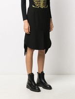 Thumbnail for your product : Alaïa Pre-Owned Asymmetric Knee-Length Skirt