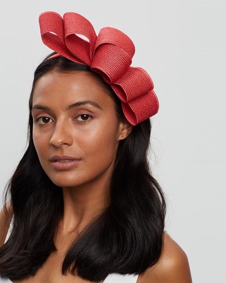Max Alexander - Women's Red Fascinators - Large Bow Fascinator - Size One Size at The Iconic