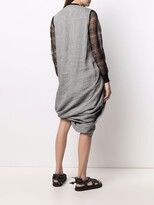 Thumbnail for your product : Junya Watanabe Gathered-Detail Linen Dress