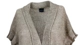Thumbnail for your product : Lorena Antoniazzi Short-sleeved Maxi Cardigan Sweater In Linen And Cotton With Micro Sequins