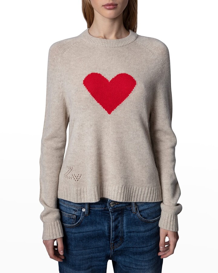 Hearts Print Sweater | Shop the world's largest collection of 