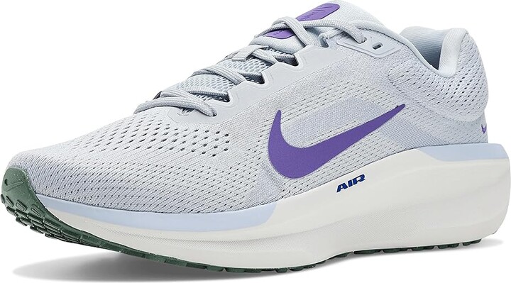 Nike Winflo 11 Women's Shoes Pure Platinum/Ghost/Wild Violet/Concord/Summit White/Clay Green : 8 EE - Extra Wide Synthetic