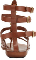Thumbnail for your product : Sartore Studded Flat Gladiator Sandals