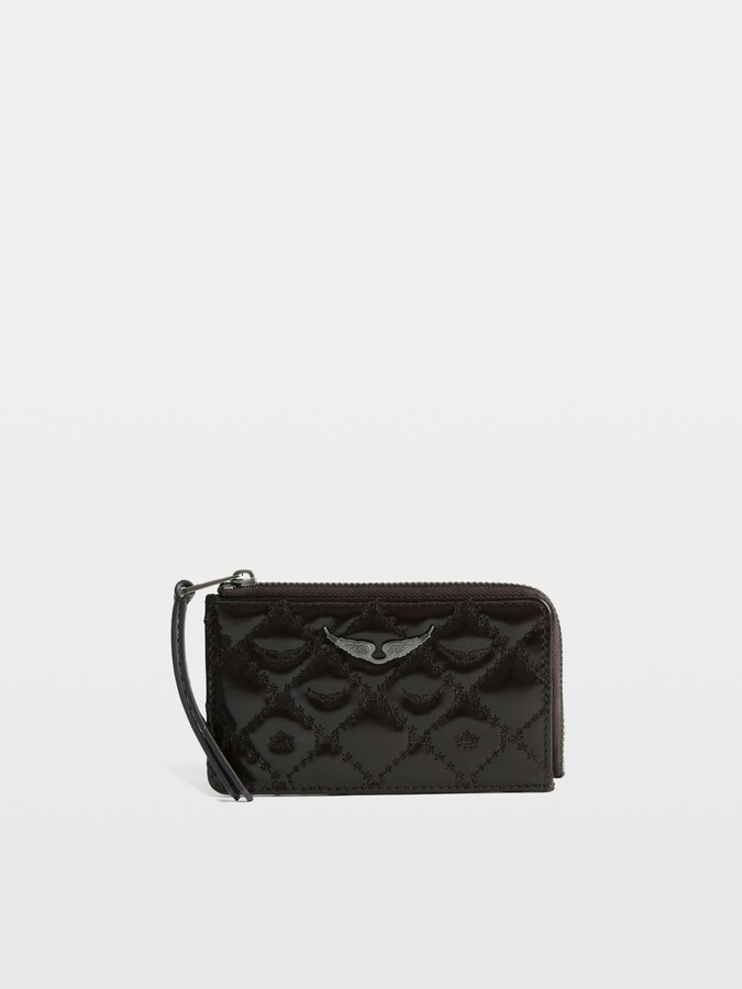 Zadig & Voltaire ZV Card Vintage Monogram Cardholder